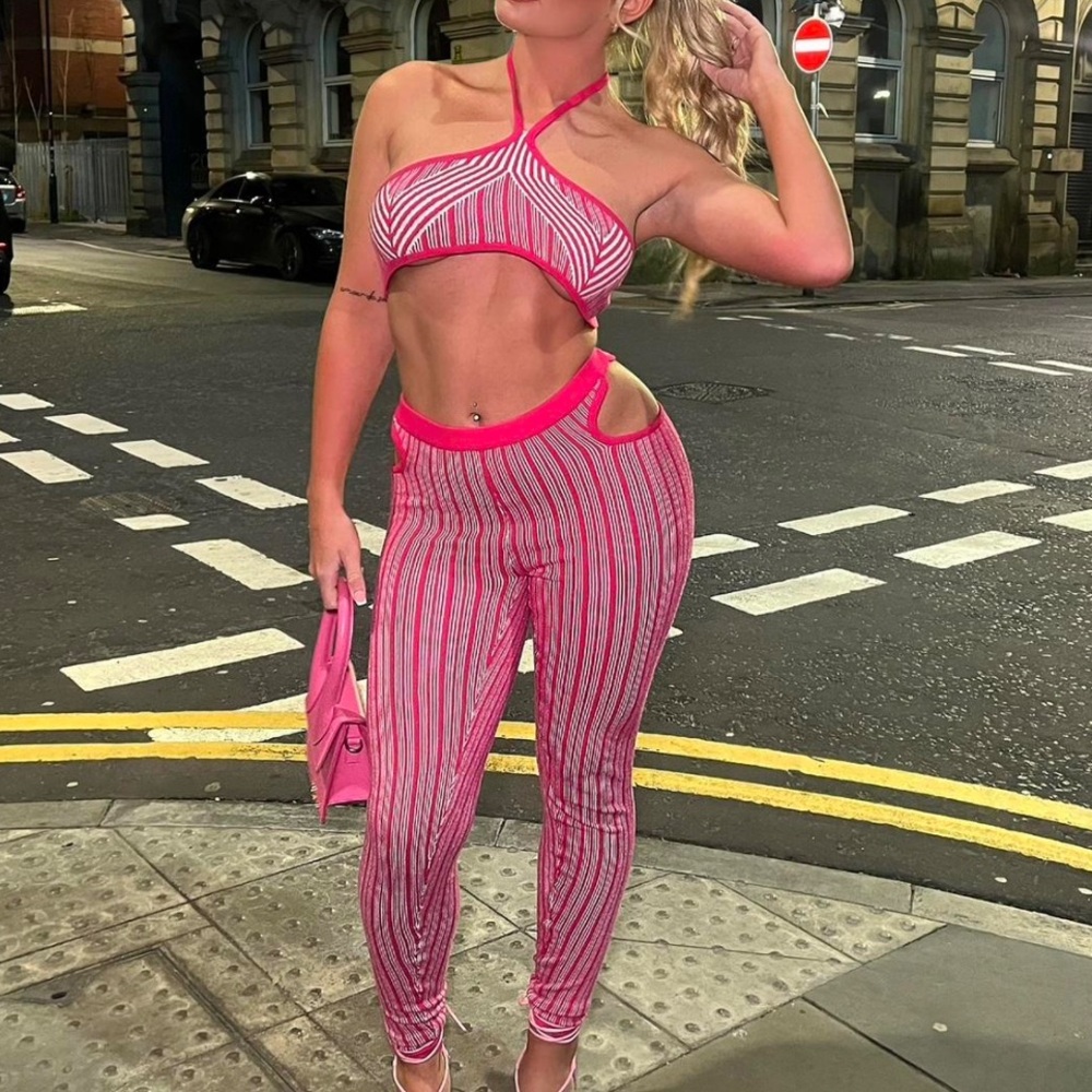 Chic knit Sexy Cord Set